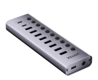 UNITEK Hub USB-C/USB-A - 8x USB-A, 2x USB-C (ON/OFF) H1315B01-EU - 1291399 - zdjęcie 2